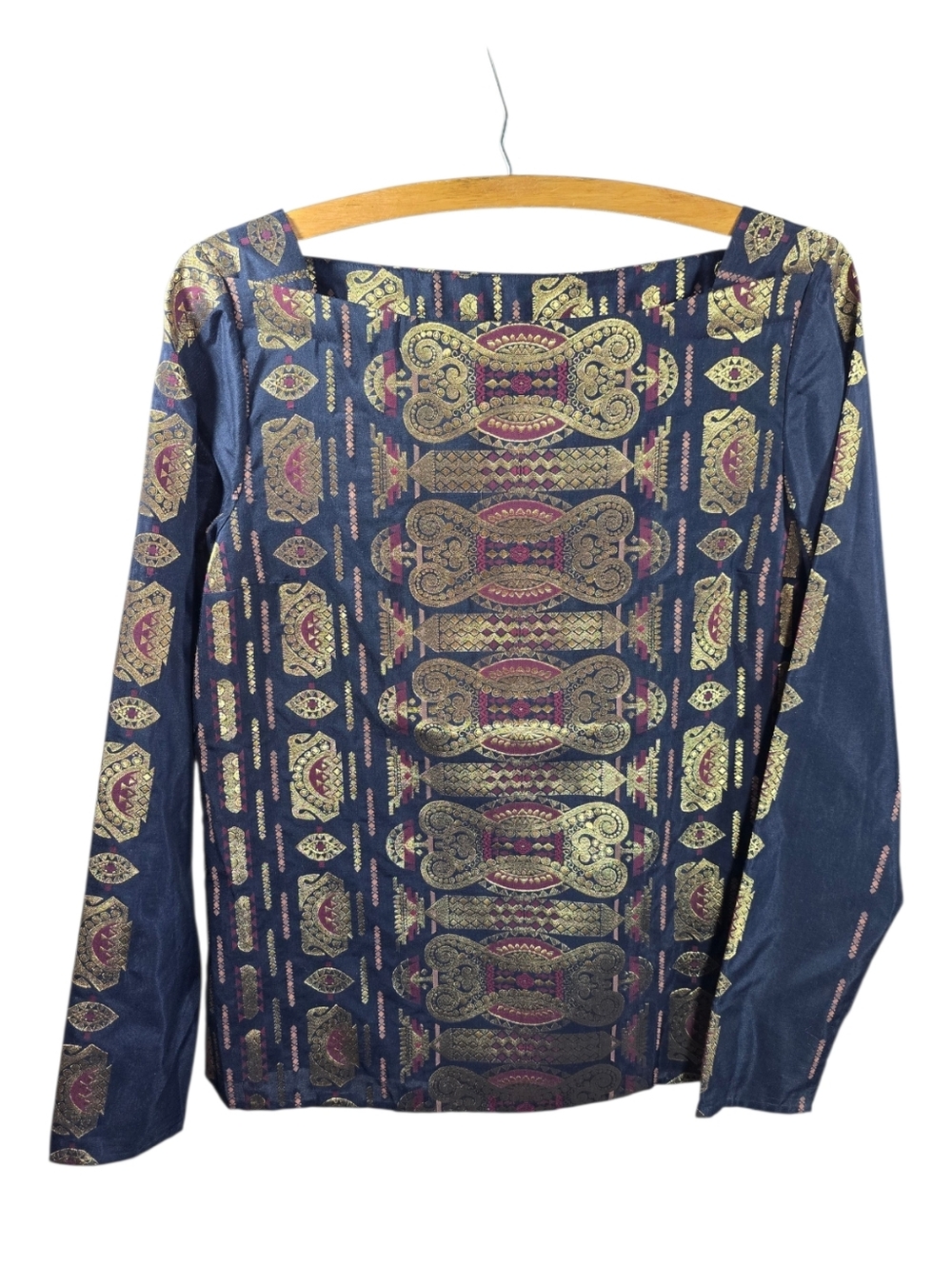 NWT $495 Tory Burch Silk Jacquard Top
